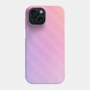 gradient wave pattern Phone Case