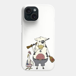 Cow and Chicken do 'merica! Phone Case