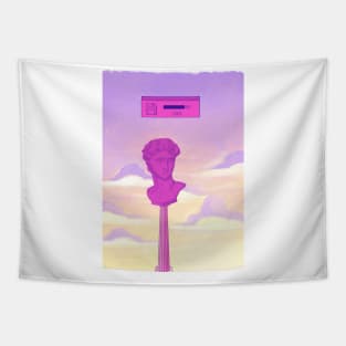 Aesthetic Vaporwave 00s sculpture Tapestry