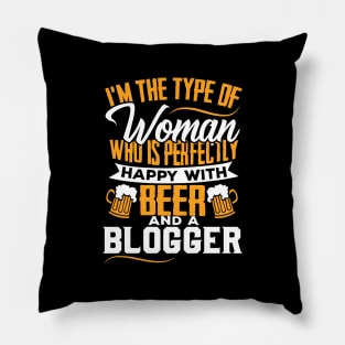 Blogger's Wife Girlfriend Blog Blogging Pillow