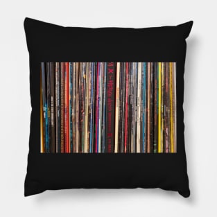 Rock Music Vinyl Collection Pillow