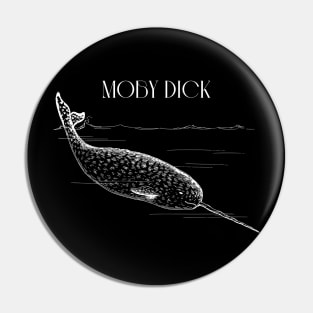 Moby dick design Pin