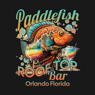 Paddlefish Rooftop Bar Orlando Florida Springs T-Shirt