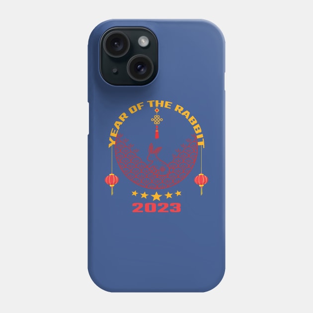 2023 Year of the Rabbit Phone Case by TeeText