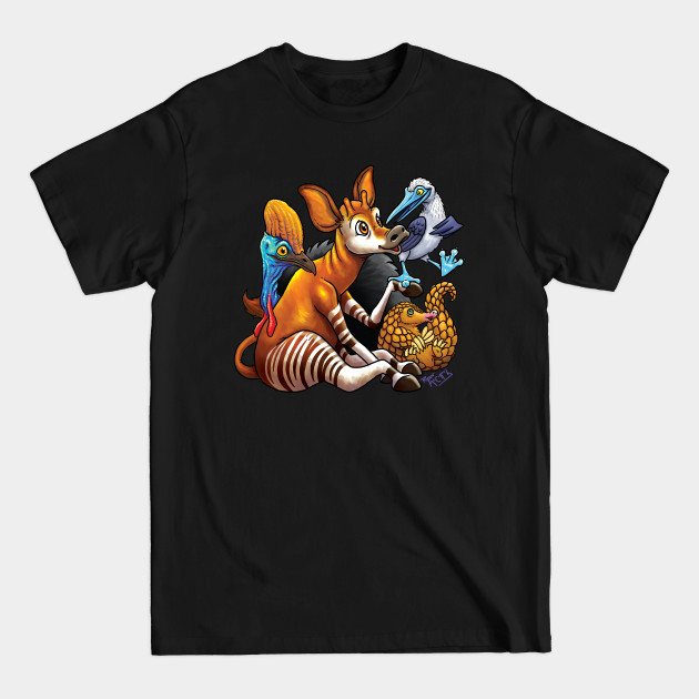 Discover Exotic Friends - Animals - T-Shirt