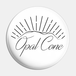 Opal Cone Pin