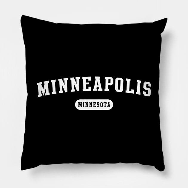 Minneapolis, Minnesota Pillow by Novel_Designs