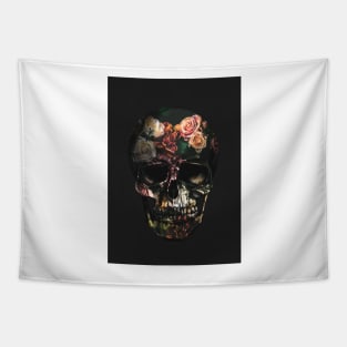 FLORAL SKULL Tapestry