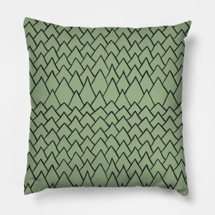 Monochrome Scale Pattern Pillow