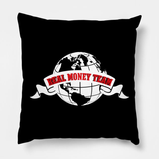 Real Money Team 1 Pillow by Real Money Team