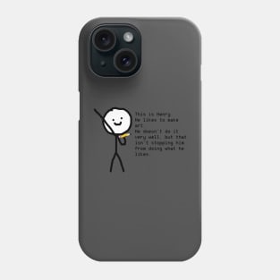 Henry the Artist Phone Case