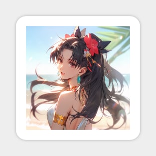 ishtar in beach Magnet