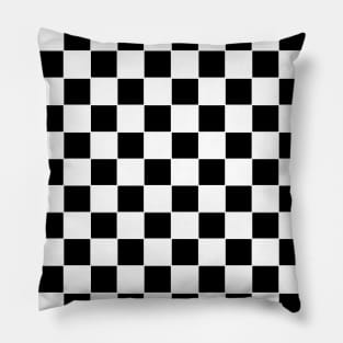 B+W Checkerboard Pillow