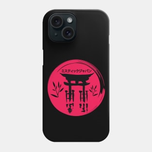 Pagoda in red circle Phone Case