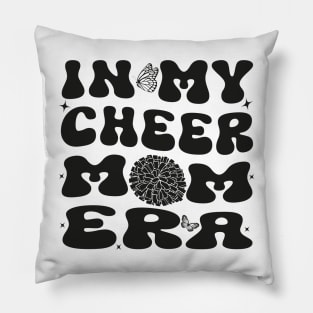 In My Cheer Mom Era Funny Cheerleading Football Cheer Pillow