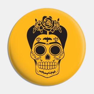 Frida Kahlo Dia de los muertos Pin