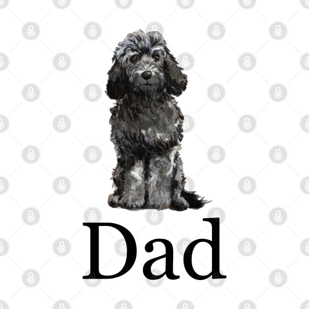 Black Cockapoo Dog Dad, Dog Dad, Dog Daddy, Gift from the Dog, Dog Dad Gift, Dog Dad Present, Dog Daddy Present, Gift for Dog Dad, Present from the Dog by Buttercups and Sunshine