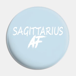 SAGITTARIUS AF WHITE Pin