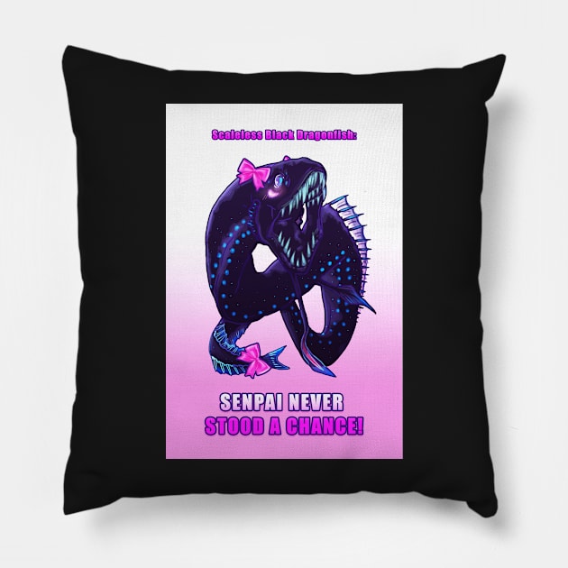 VIPER FISH KOHAI Pillow by KO-of-the-self