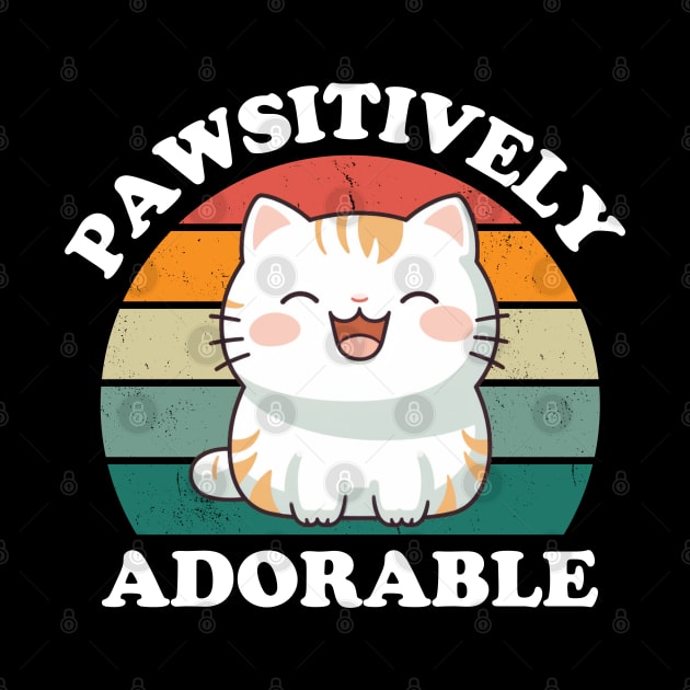 Pawsitively Adorable Cute Chibi Cat by starryskin