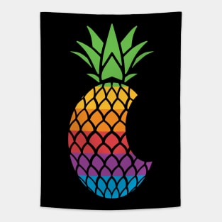 Pineapple Black Tapestry