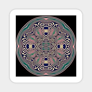 colorful abstract circle Magnet