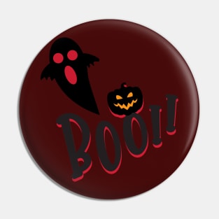 Halloween Boo I Halloween Pumpkin I Halloween Ghost Pin