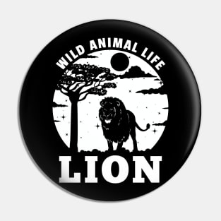 Wild Animals Life Of Lion Pin