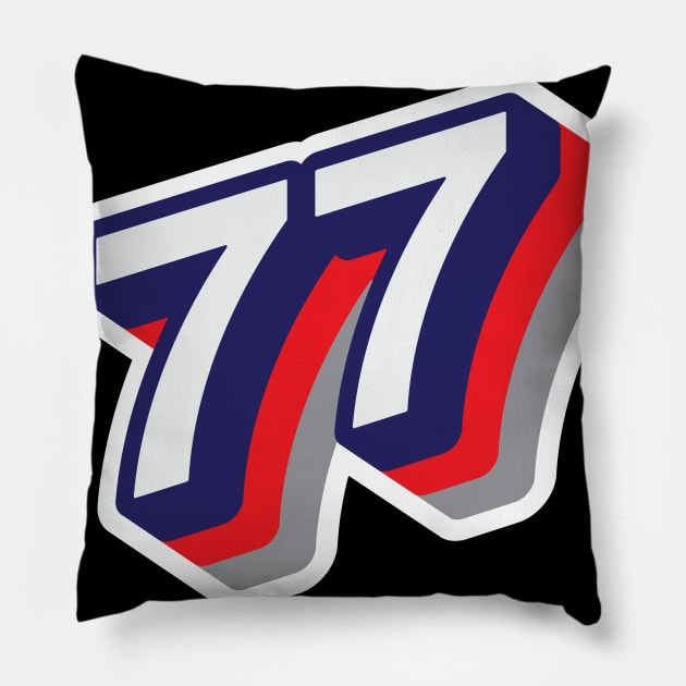 77 Pillow by MplusC