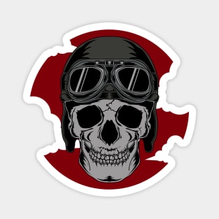 Riders Skull Magnet