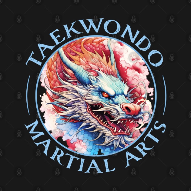 Taekwondo Martial Arts Dragon by Pine Hill Goods