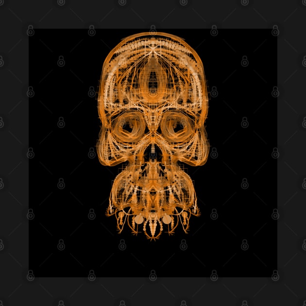 Electroluminated Skull - Orange by Boogie 72