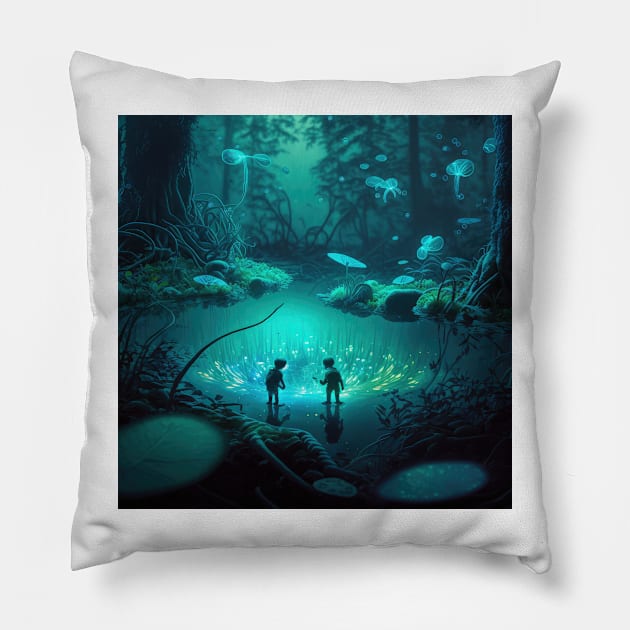 Fantasy Worlds 12 Pillow by thewandswant