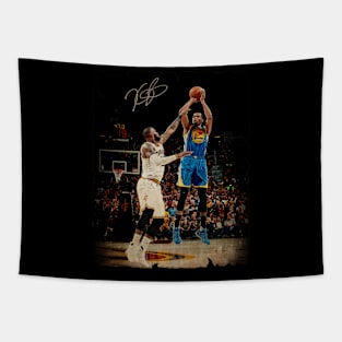 Kevin Durant vs Lebron James Vintage Tapestry