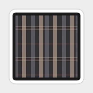 Dark Academia Aesthetic Artair 1 Hand Drawn Textured Plaid Pattern Magnet