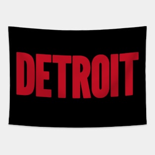 Detroit Red Mode Tapestry