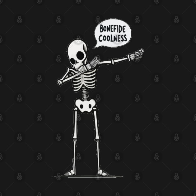 Skeleton Dabbing Bonafide Coolness by SkellySquad
