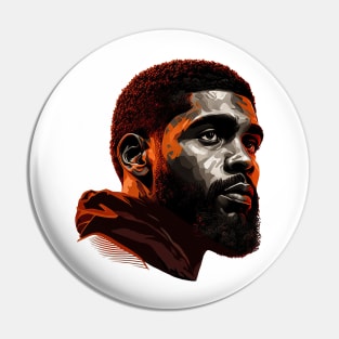 Geometric  weavy Kyrie Basketball Pin