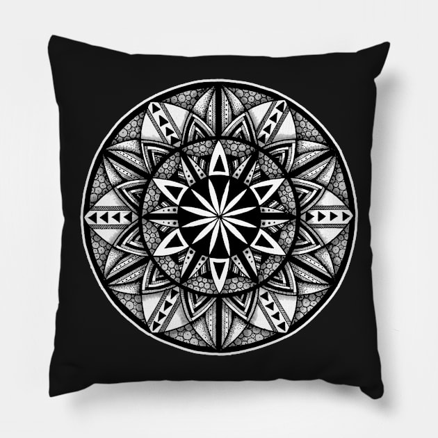 Mandala 4 Pillow by Litedawn