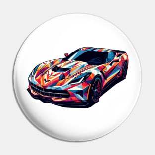 Chevy Corvette Pin