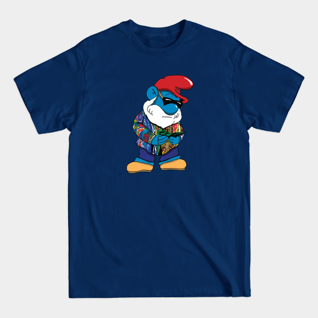 Discover Call me Big Poppa Smurf - Smurf - T-Shirt