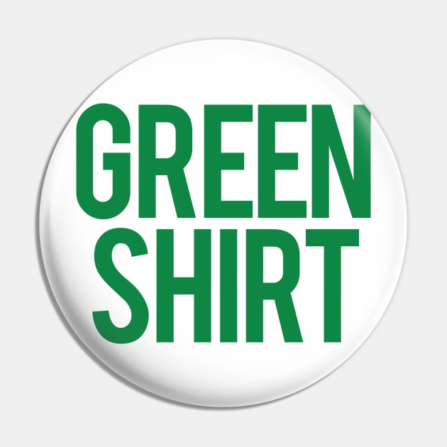 GREEN Shirt Pin by WHOartedLA