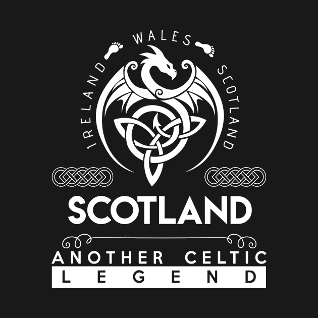 Scotland Name T Shirt - Another Celtic Legend Scotland Dragon Gift Item by harpermargy8920