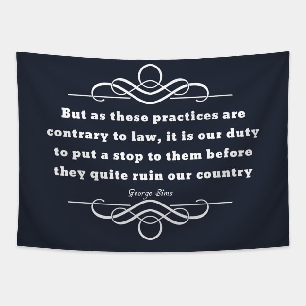 Words of the Regulators - George Sims V.4 Tapestry by Aeriskate