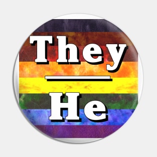 They-He Pronouns: Inclusive Pin