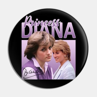 Princess Diana // 80s Purple Vintage Vibes // Pin