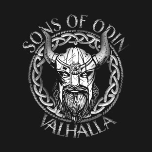 Sons of Odin Valhalla Mythology Norse Nordic Viking T-Shirt