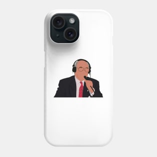 Formula 1 presenter Murray Walker Phone Case