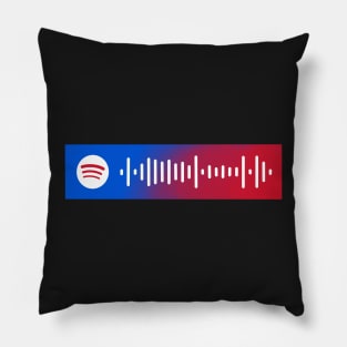 ‘Star spangled man with a plan marching band’ song code from tfatws series Pillow