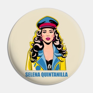 Selena Quintanilla - Ilustration Retro Style Pin